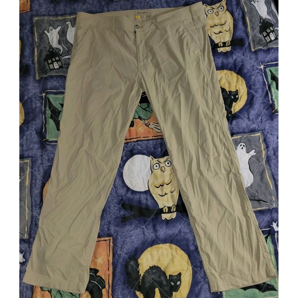 Eddie Bauer Travex Pants Outdoors Lightweight Nylon Hiking Khaki‎ 40x29